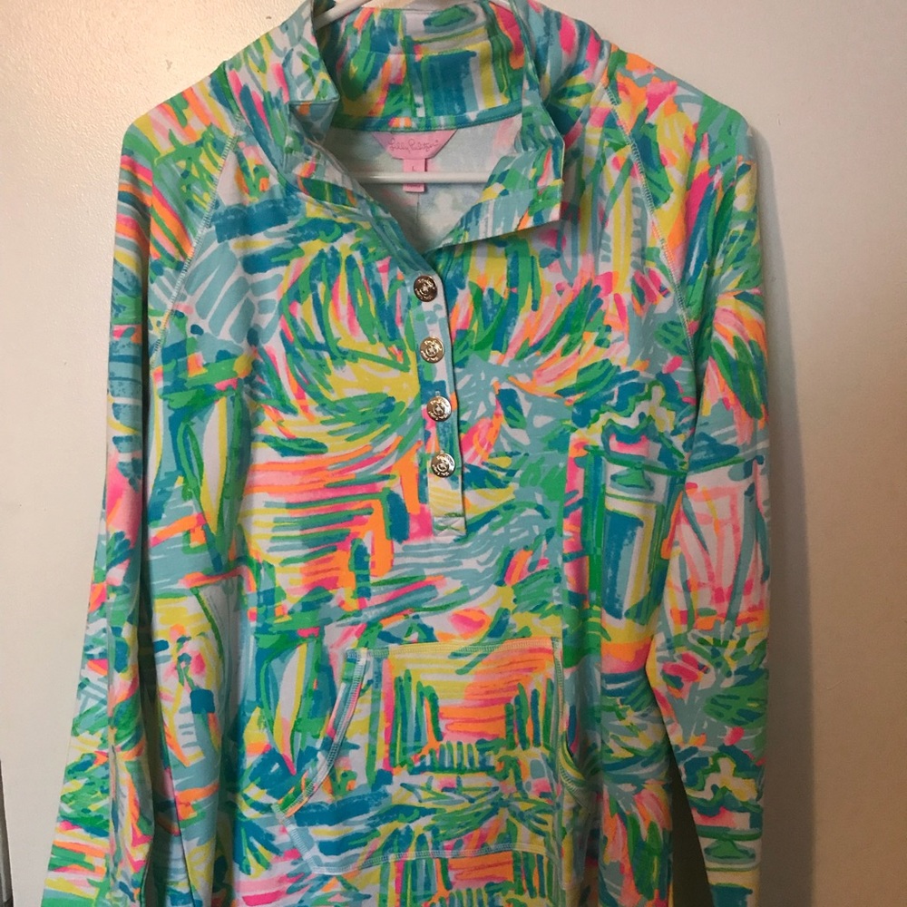 NWT Lilly Pulitzer UPF 50+ Captain Popover Size L